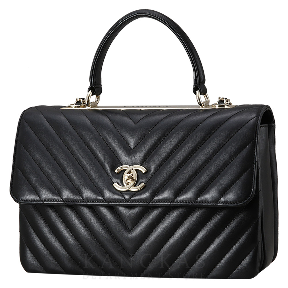 CHANEL(USED)샤넬 쉐브론 트렌디 CC 미듐