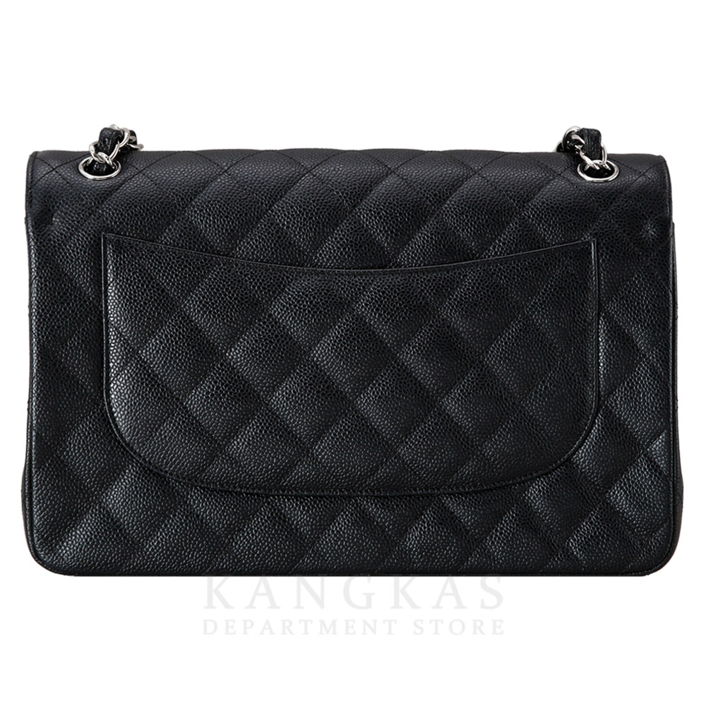 CHANEL(USED)샤넬 클래식 캐비어 점보 라지 블랙