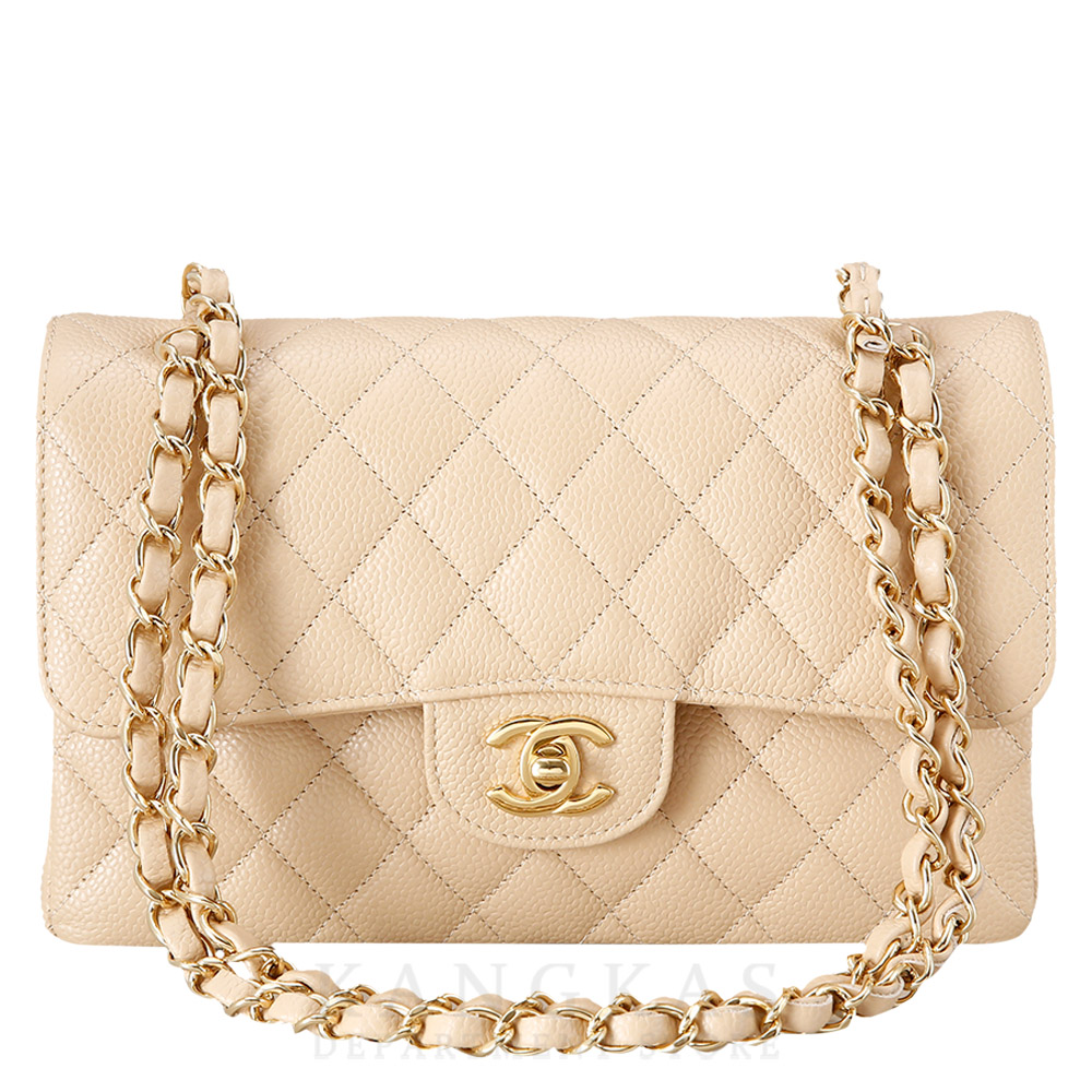 CHANEL(USED)샤넬 베이지 클래식 스몰 플랩백