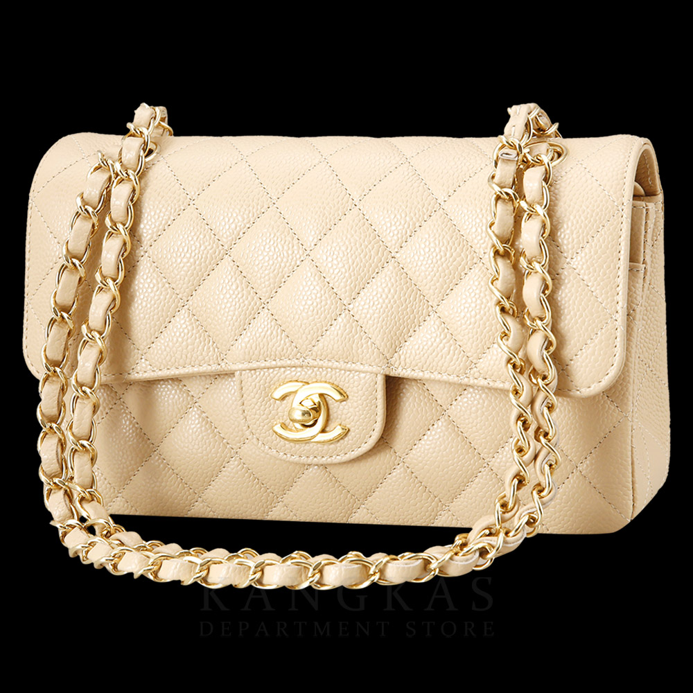 CHANEL(USED)샤넬 베이지 클래식 스몰 플랩백