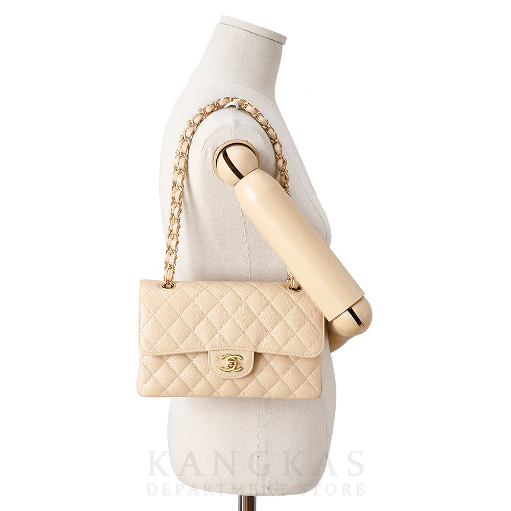 CHANEL(USED)샤넬 베이지 클래식 스몰 플랩백