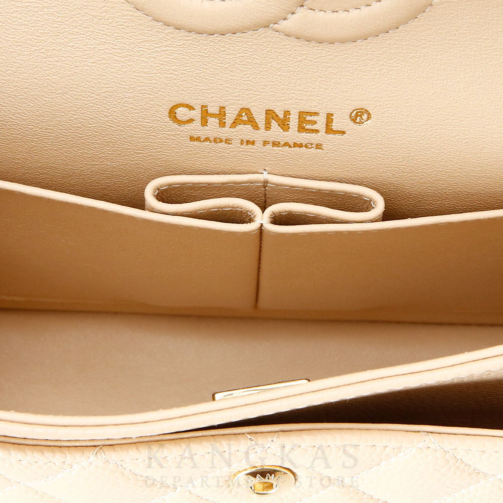 CHANEL(USED)샤넬 베이지 클래식 스몰 플랩백
