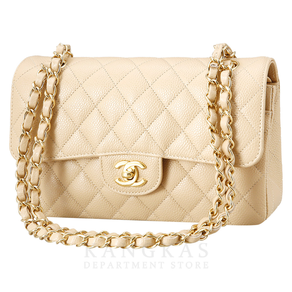 CHANEL(USED)샤넬 베이지 클래식 스몰 플랩백