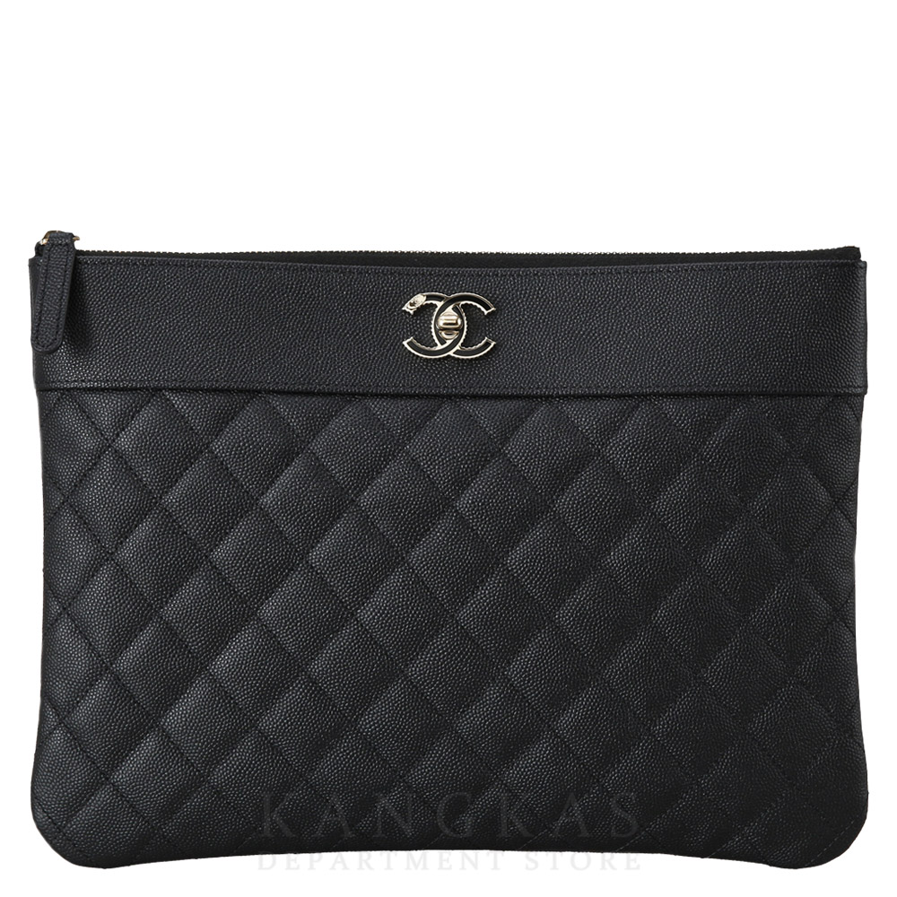 CHANEL(USED)샤넬 캐비어 마드모아젤 클러치 뉴미듐