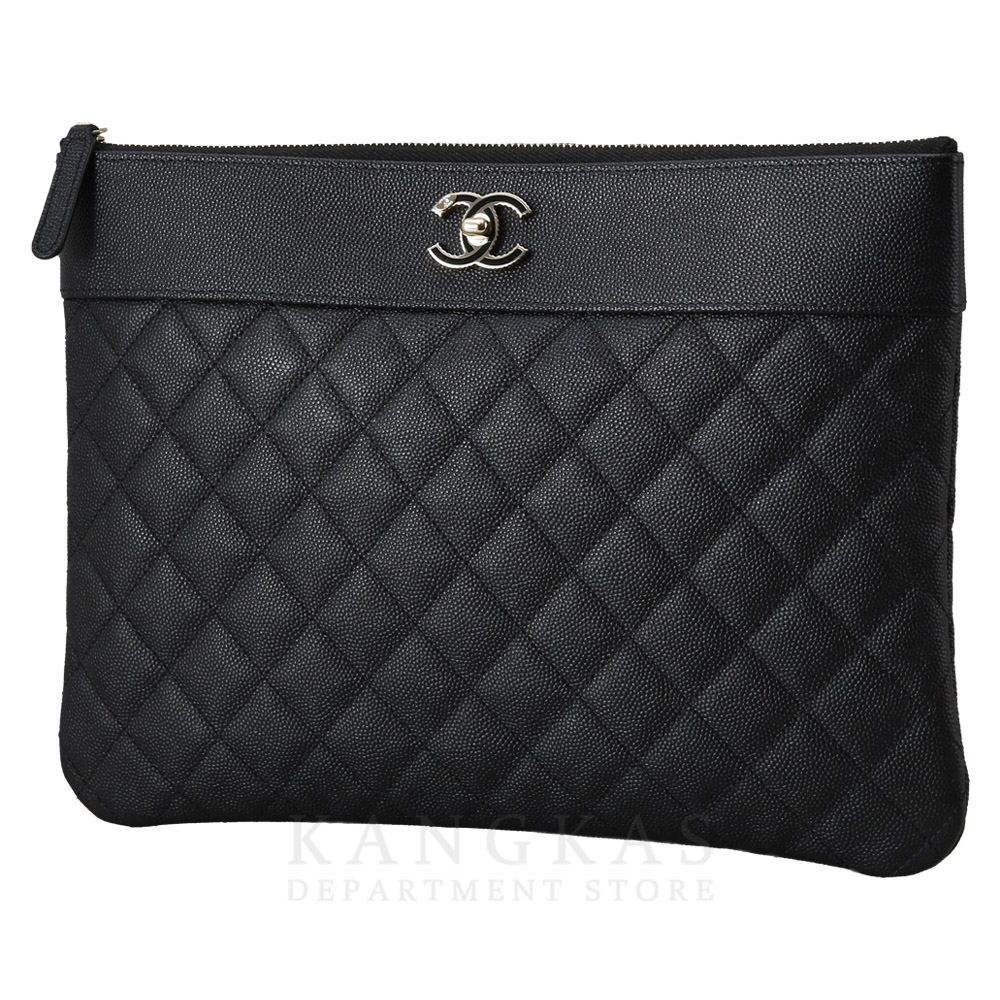 CHANEL(USED)샤넬 캐비어 마드모아젤 클러치 뉴미듐