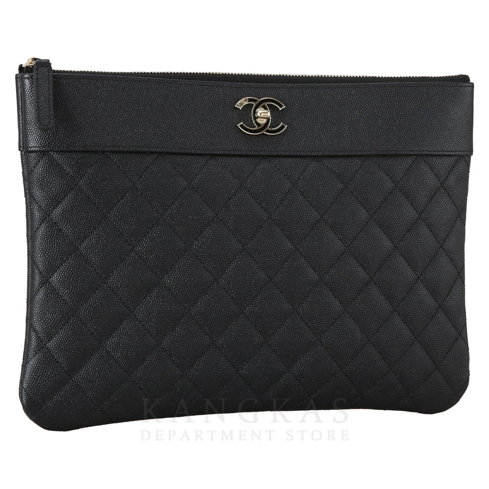 CHANEL(USED)샤넬 캐비어 마드모아젤 클러치 뉴미듐