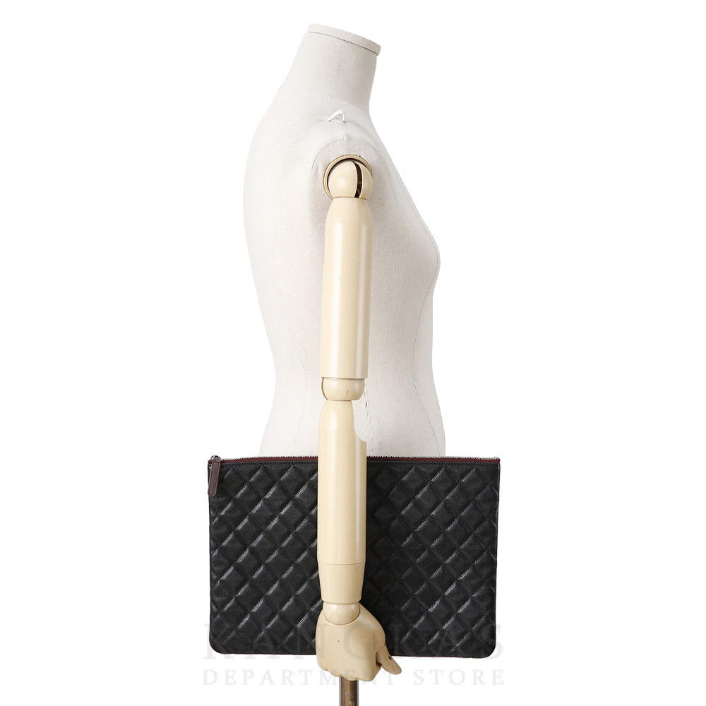 CHANEL(USED)샤넬 캐비어 클래식 클러치 라지