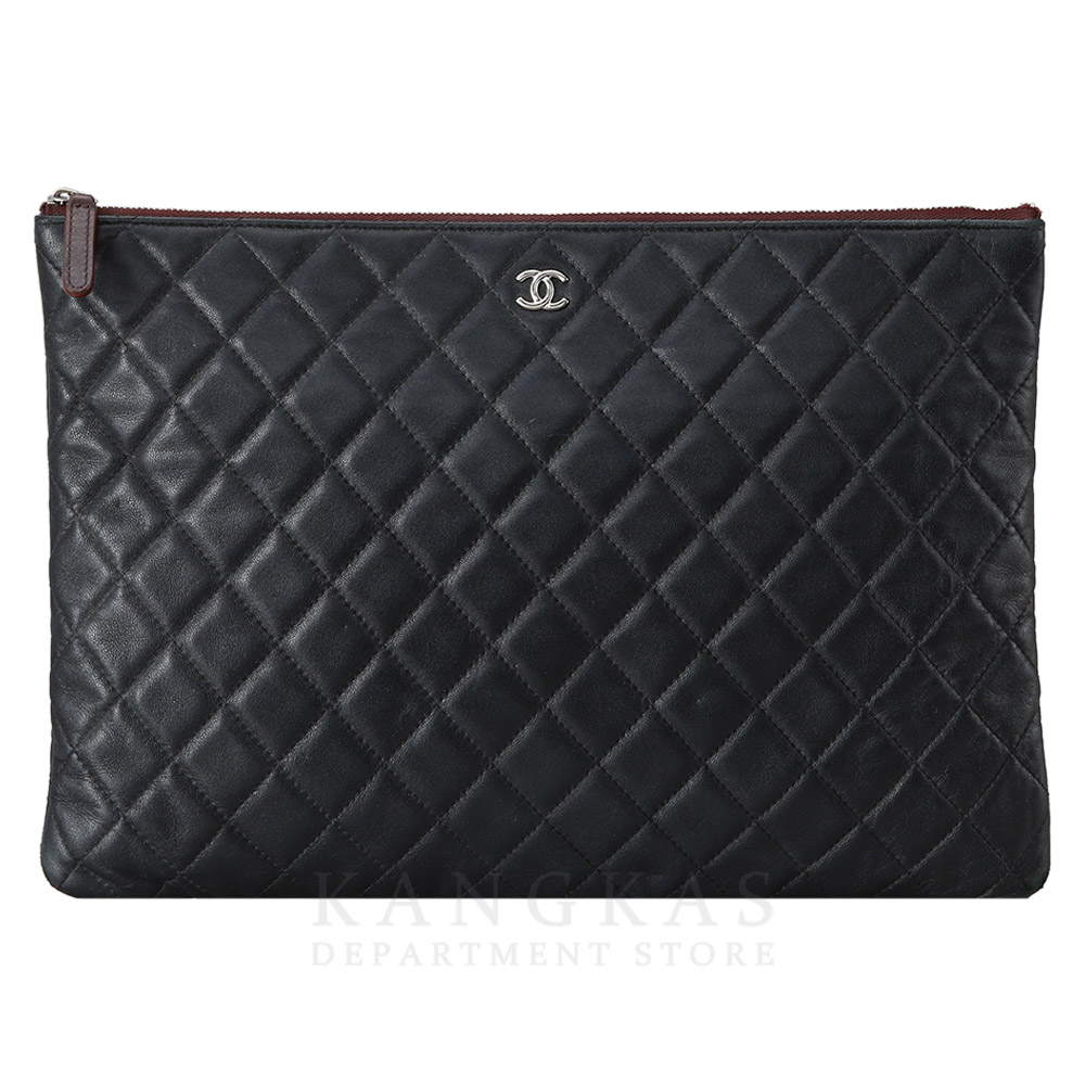 CHANEL(USED)샤넬 램스킨 클래식 클러치 라지