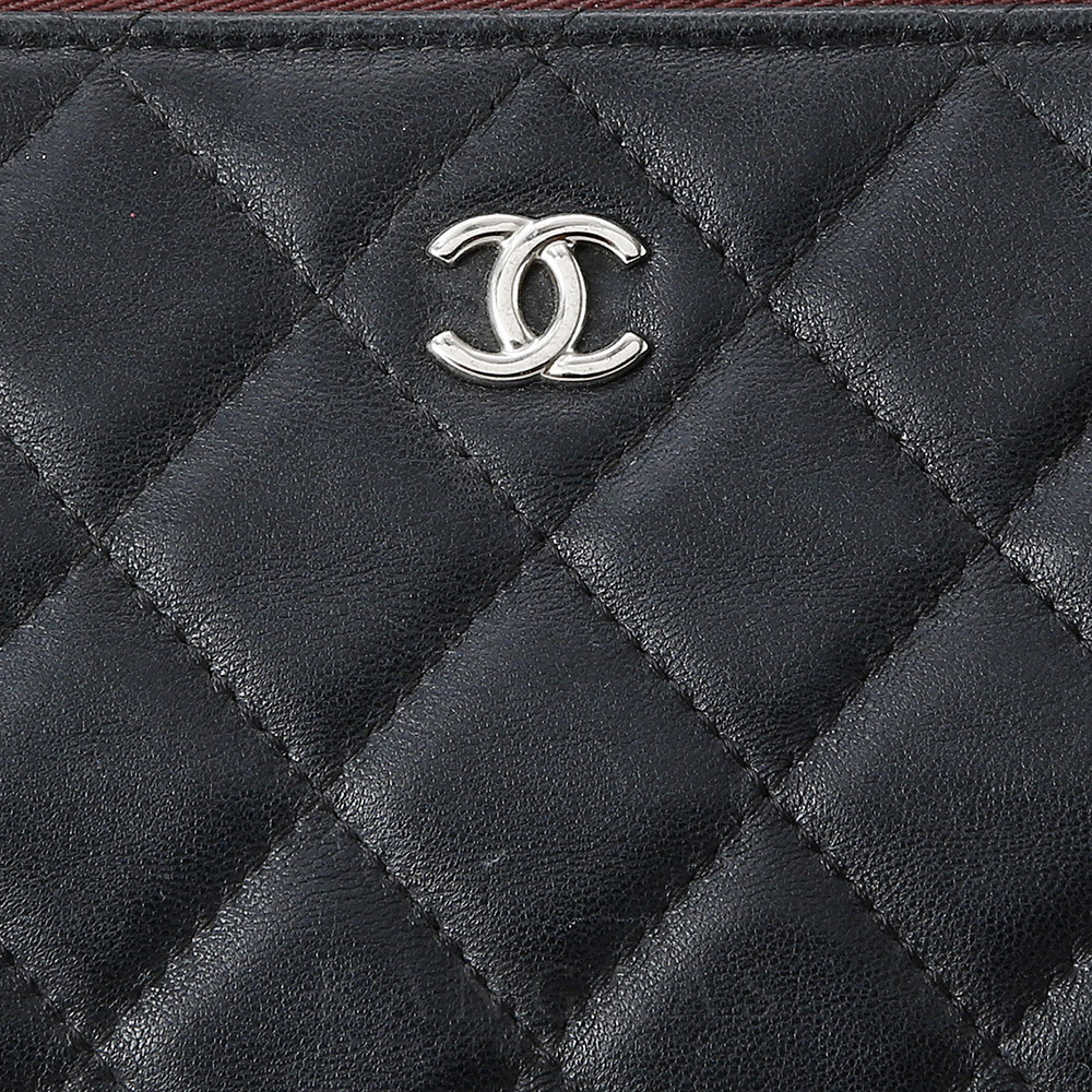 CHANEL(USED)샤넬 램스킨 클래식 클러치 라지