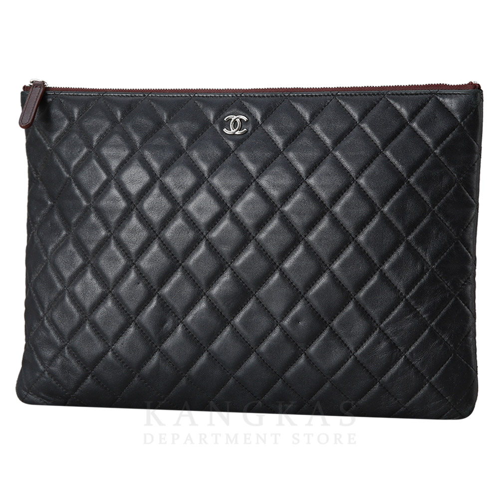 CHANEL(USED)샤넬 램스킨 클래식 클러치 라지