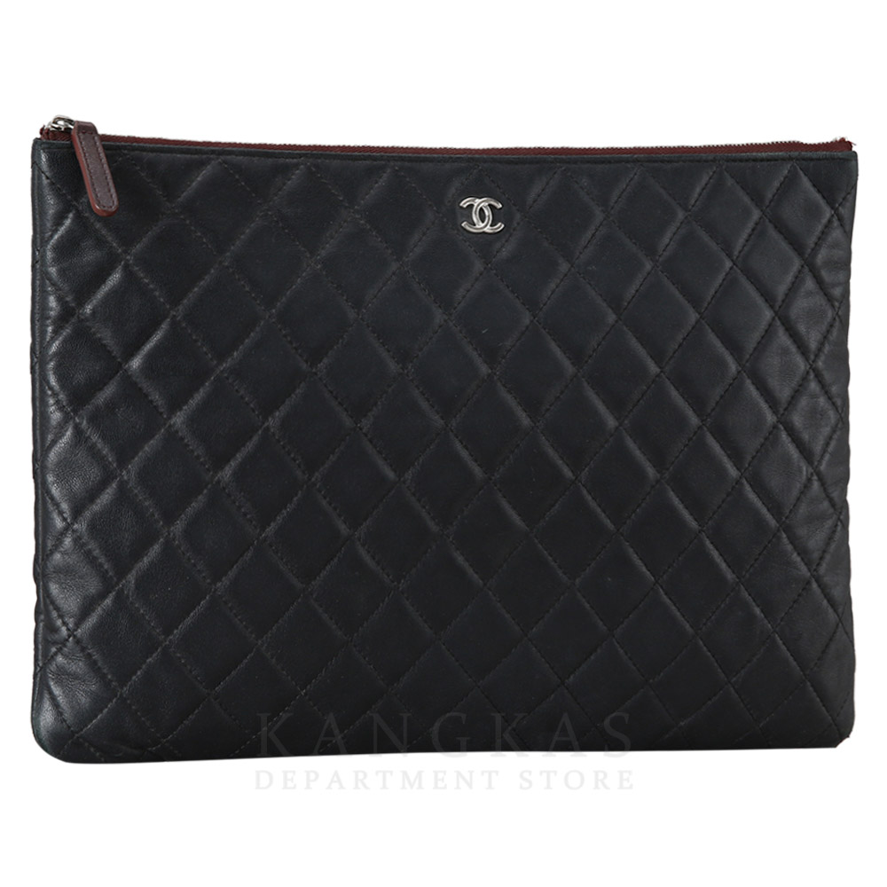 CHANEL(USED)샤넬 램스킨 클래식 클러치 라지
