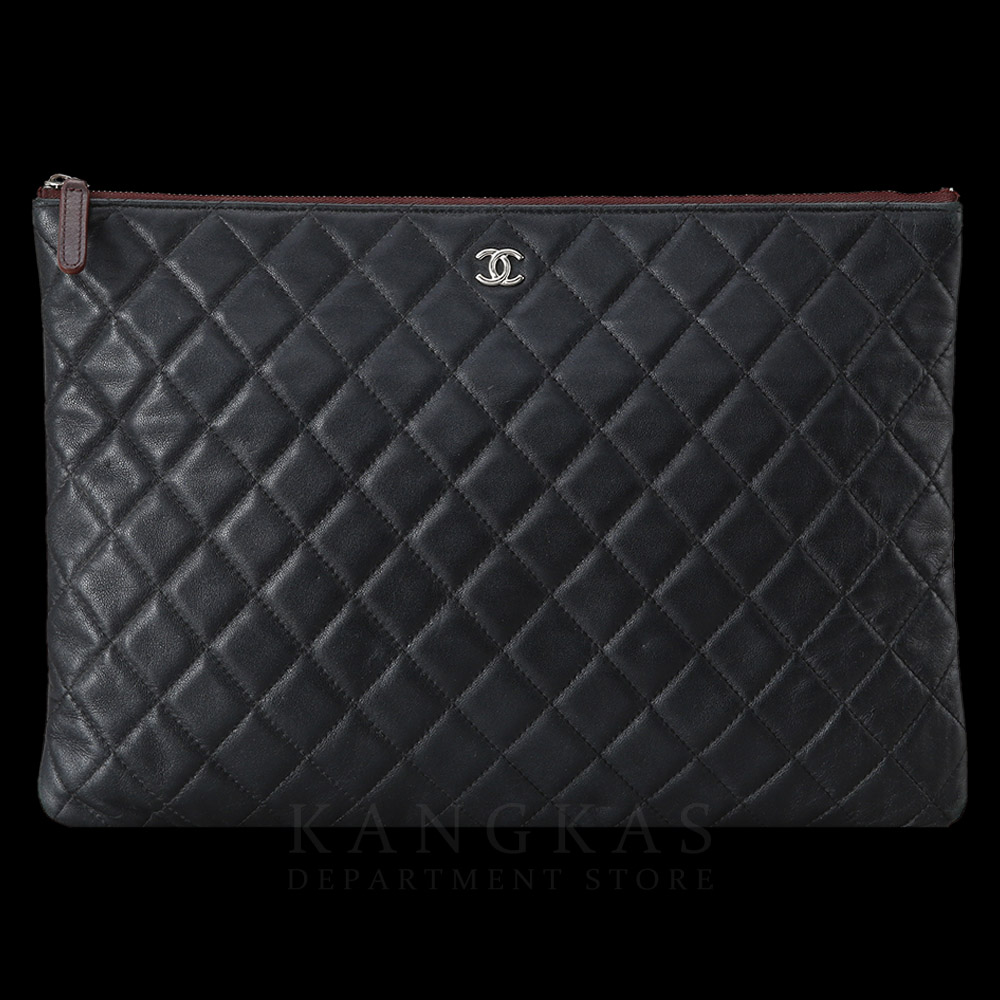 CHANEL(USED)샤넬 램스킨 클래식 클러치 라지