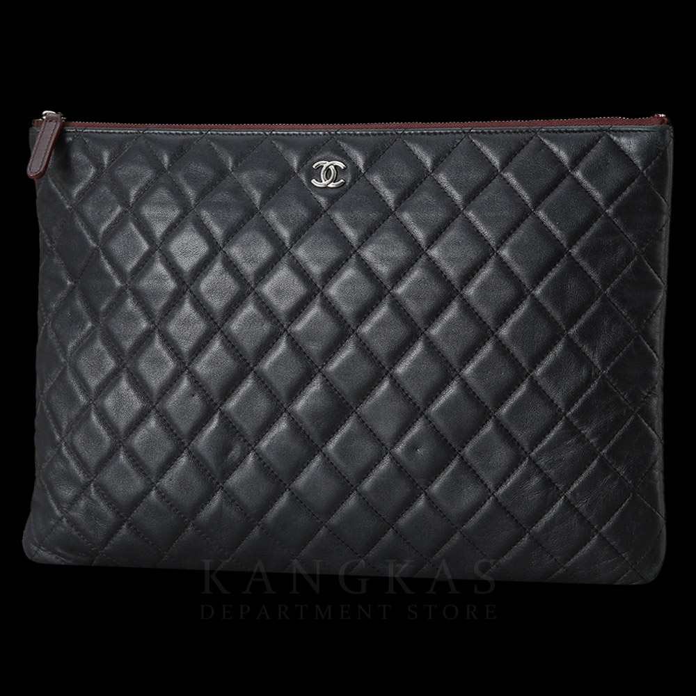 CHANEL(USED)샤넬 램스킨 클래식 클러치 라지