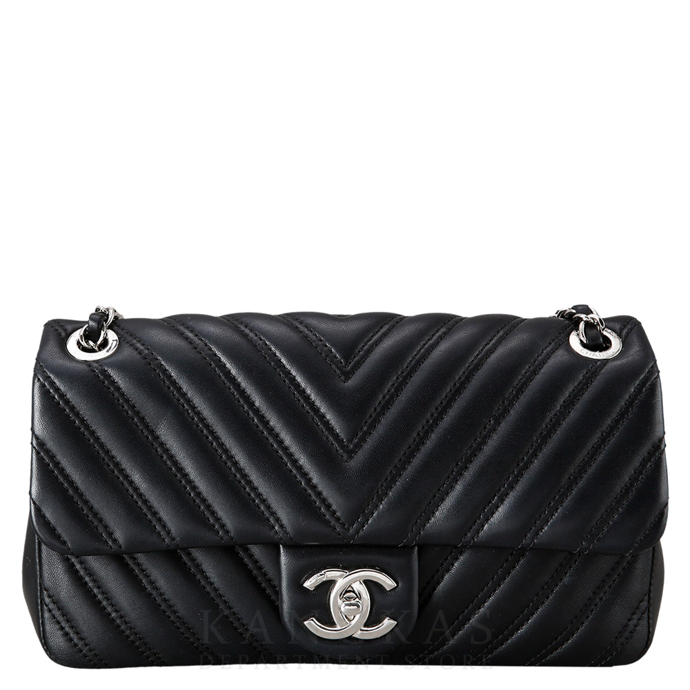 CHANEL(USED)샤넬 시즌 쉐브론 플랩백