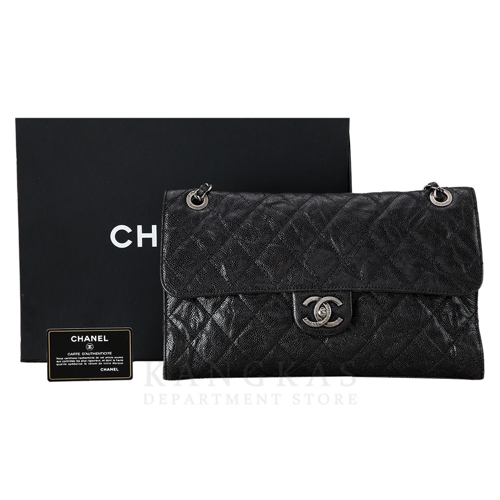 CHANEL(USED)샤넬 시즌 캐비어 체인 플랩백