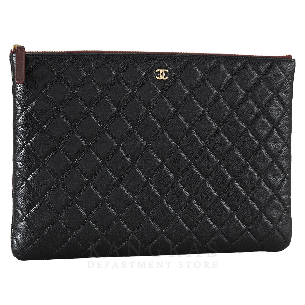 CHANEL(USED)샤넬 램스킨 클래식 클러치 라지