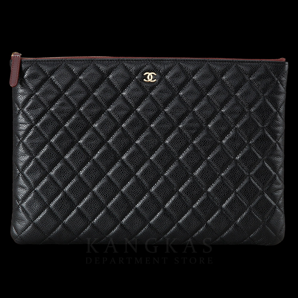 CHANEL(USED)샤넬 램스킨 클래식 클러치 라지