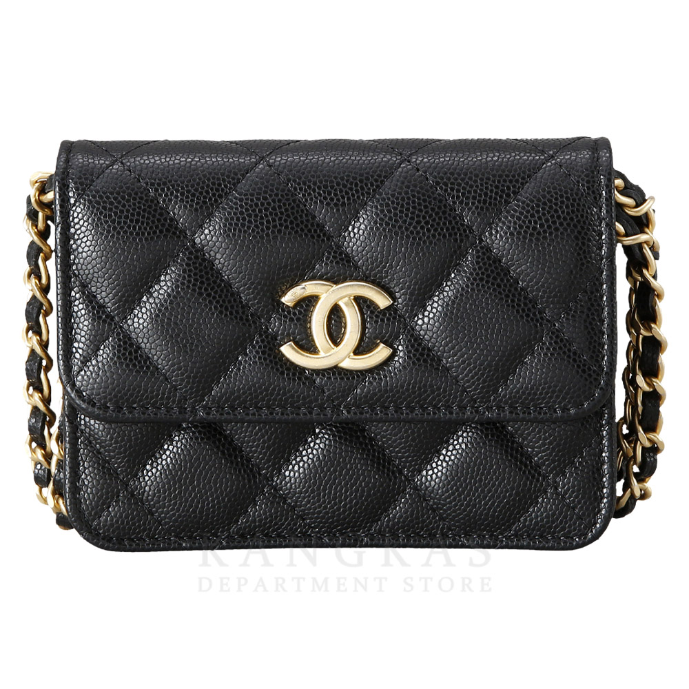 CHANEL(USED)샤넬 AP2857 시즌 캐비어 미니 크로스백 WOC