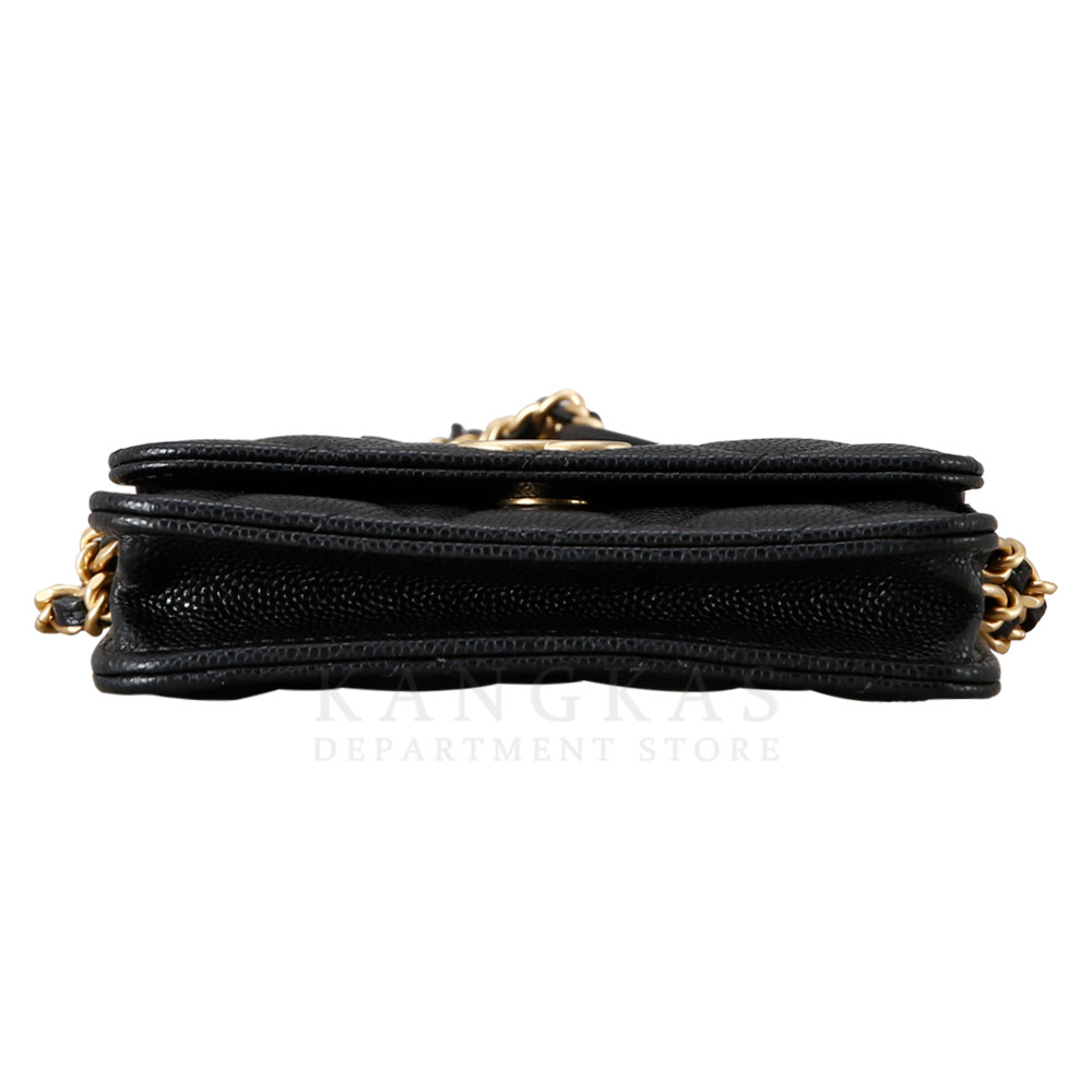 CHANEL(USED)샤넬 AP2857 시즌 캐비어 미니 크로스백 WOC