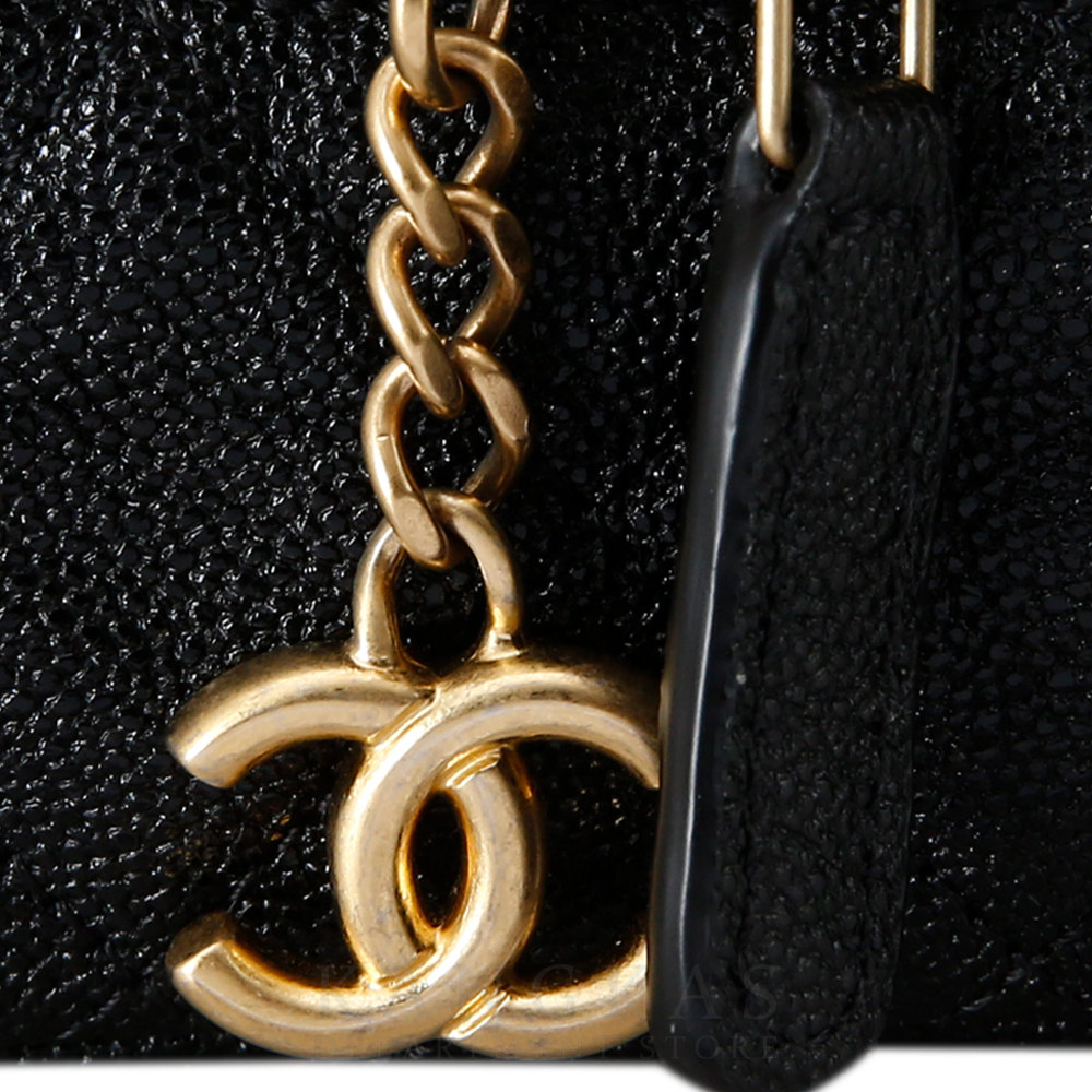 CHANEL(USED)샤넬 캐비어 베니티 탑핸들 미니 크로스백