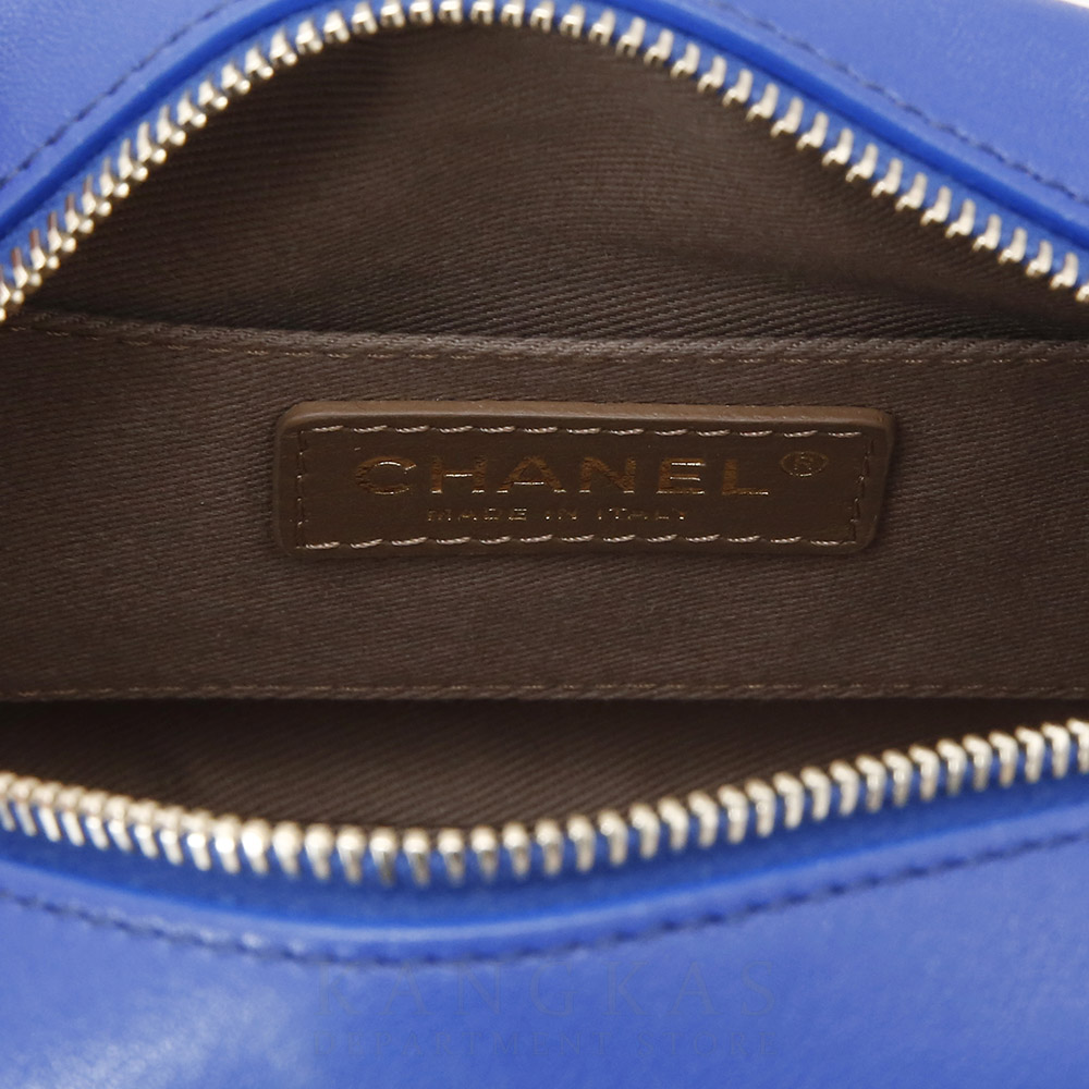 CHANEL(USED)샤넬 AS0137 시즌 CC로고 지퍼 카메라백
