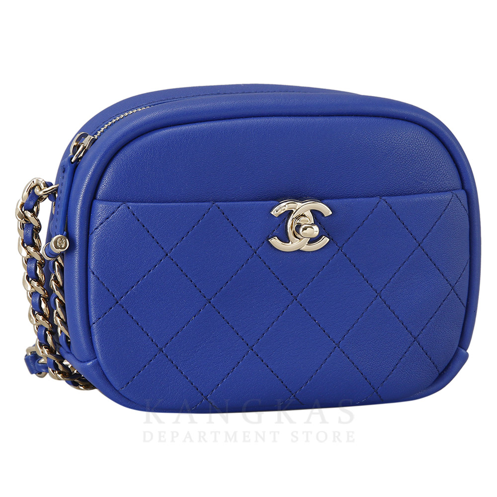 CHANEL(USED)샤넬 AS0137 시즌 CC로고 지퍼 카메라백