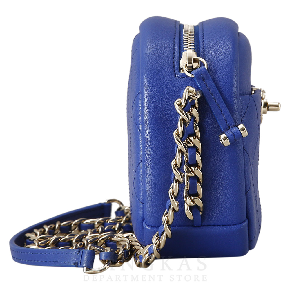 CHANEL(USED)샤넬 AS0137 시즌 CC로고 지퍼 카메라백