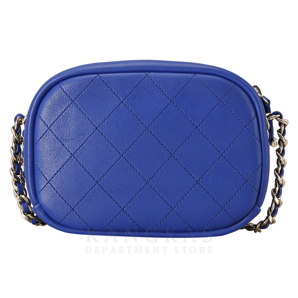 CHANEL(USED)샤넬 AS0137 시즌 CC로고 지퍼 카메라백
