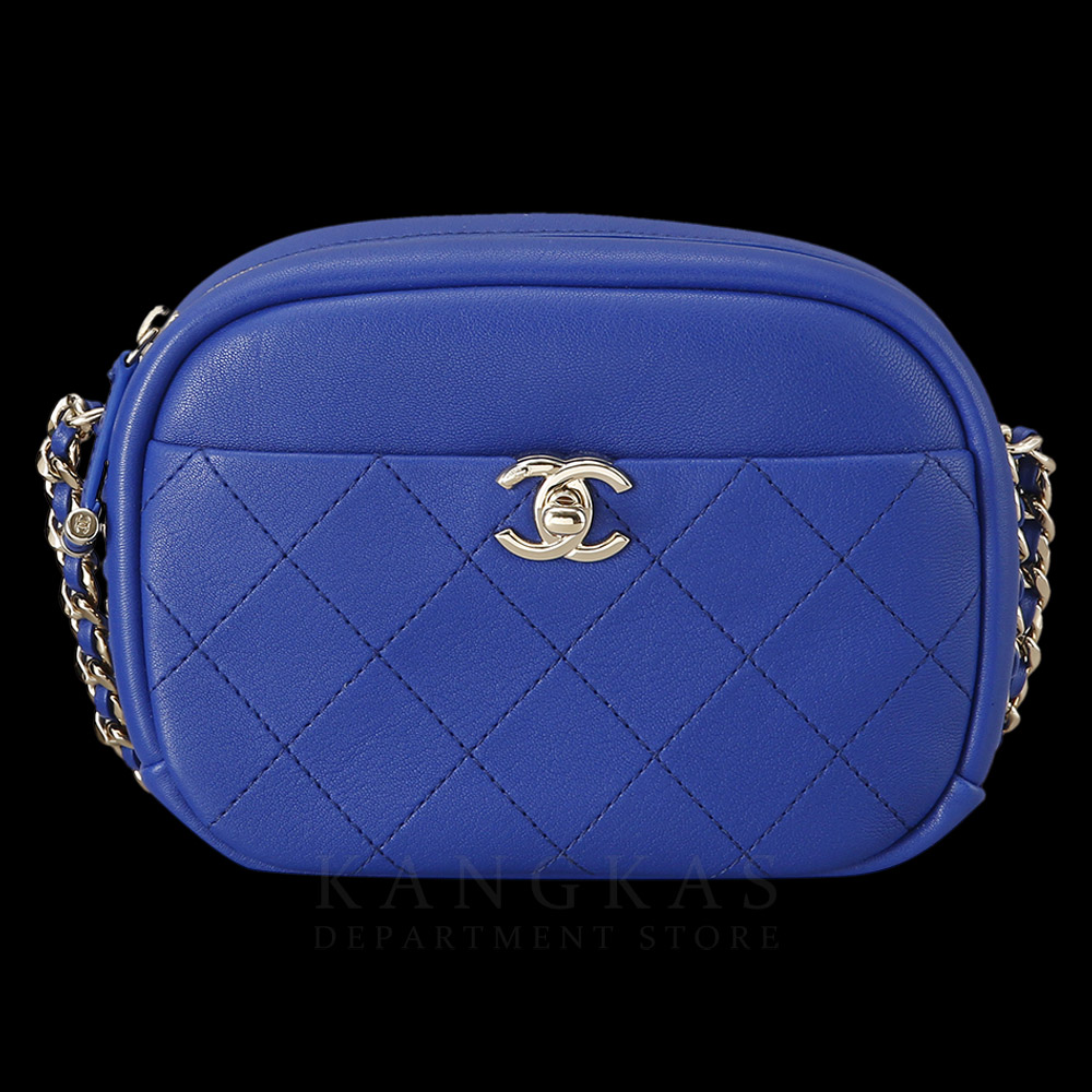 CHANEL(USED)샤넬 AS0137 시즌 CC로고 지퍼 카메라백