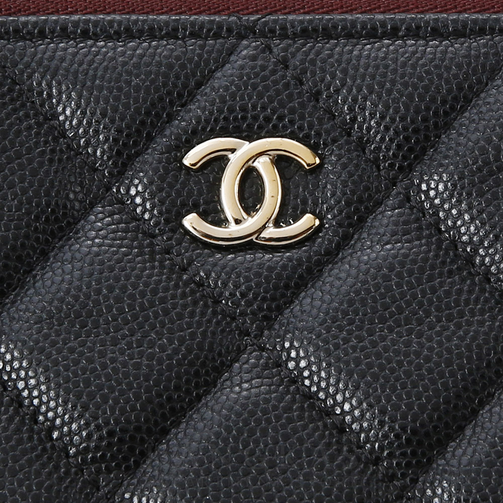 CHANEL(USED)샤넬 캐비어 클래식 클러치 라지