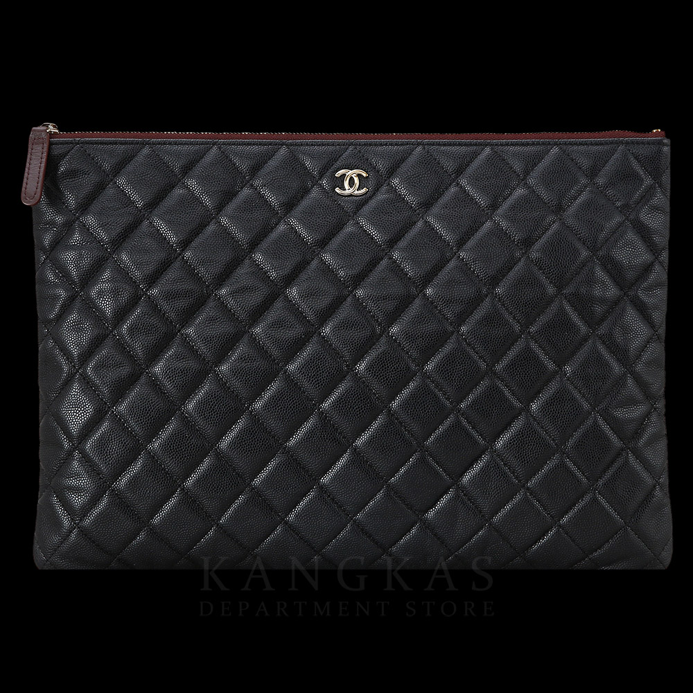 CHANEL(USED)샤넬 캐비어 클래식 클러치 라지