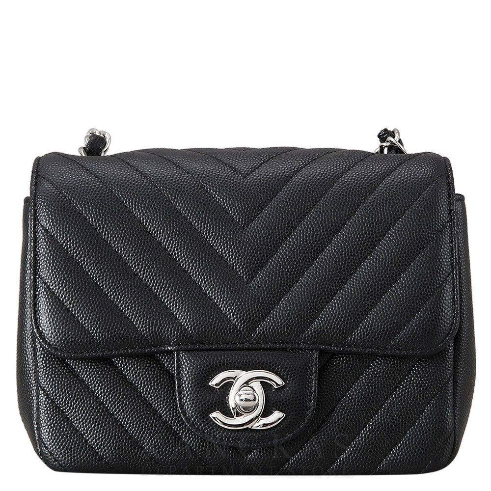 CHANEL(USED)샤넬 캐비어 쉐브론 쁘띠삭