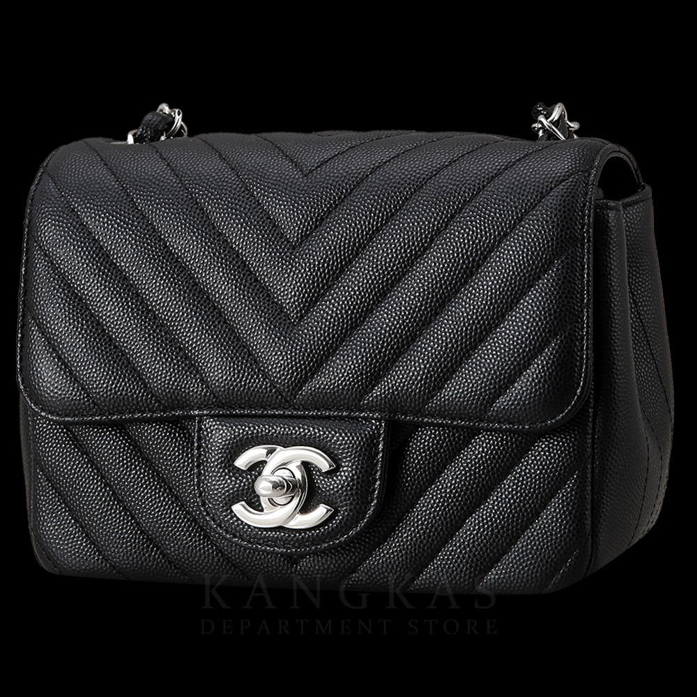 CHANEL(USED)샤넬 캐비어 쉐브론 쁘띠삭