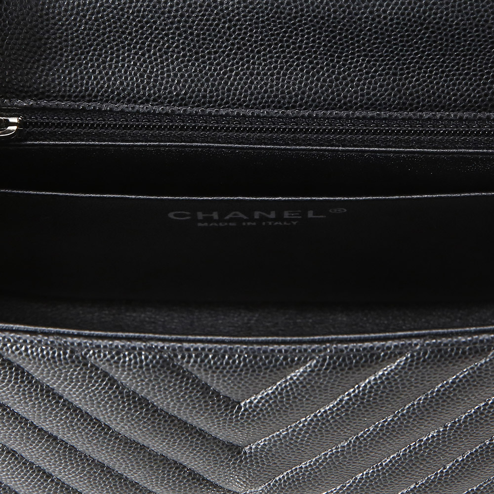 CHANEL(USED)샤넬 캐비어 쉐브론 쁘띠삭