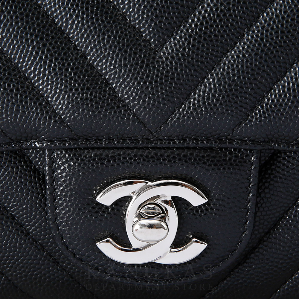 CHANEL(USED)샤넬 캐비어 쉐브론 쁘띠삭
