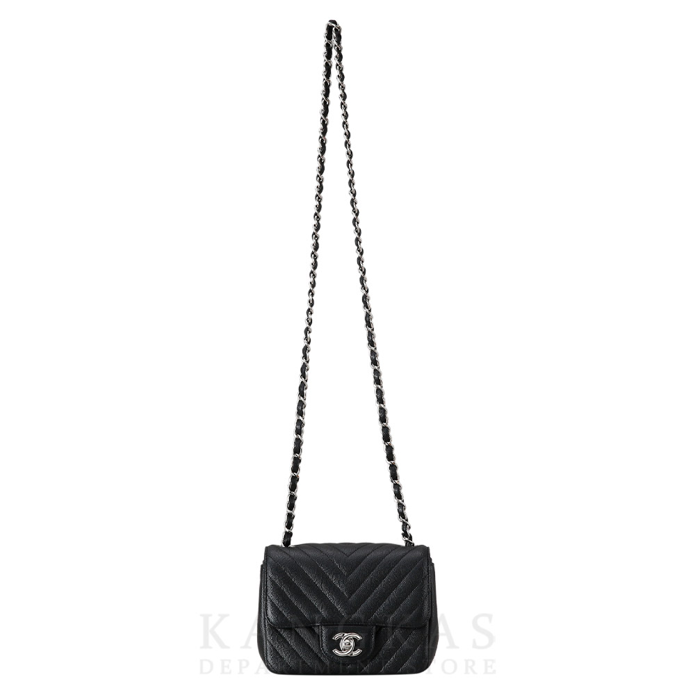 CHANEL(USED)샤넬 캐비어 쉐브론 쁘띠삭