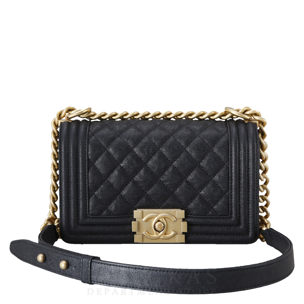 CHANEL(USED)샤넬 캐비어 보이샤넬 스몰