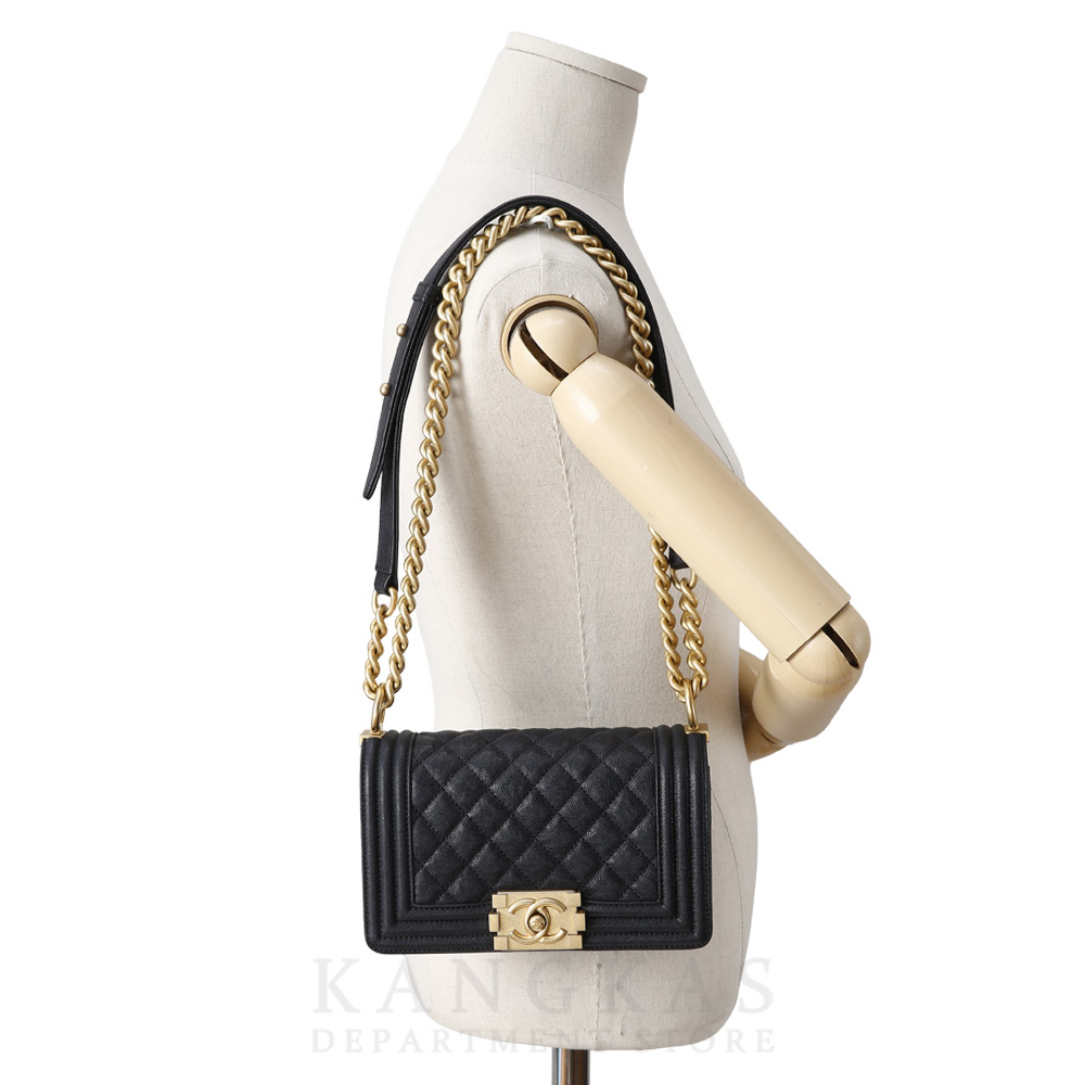 CHANEL(USED)샤넬 캐비어 보이샤넬 스몰