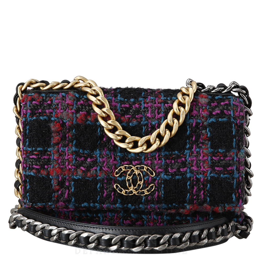 CHANEL(USED)샤넬 19 트위드 WOC