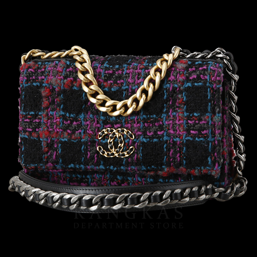 CHANEL(USED)샤넬 19 트위드 WOC