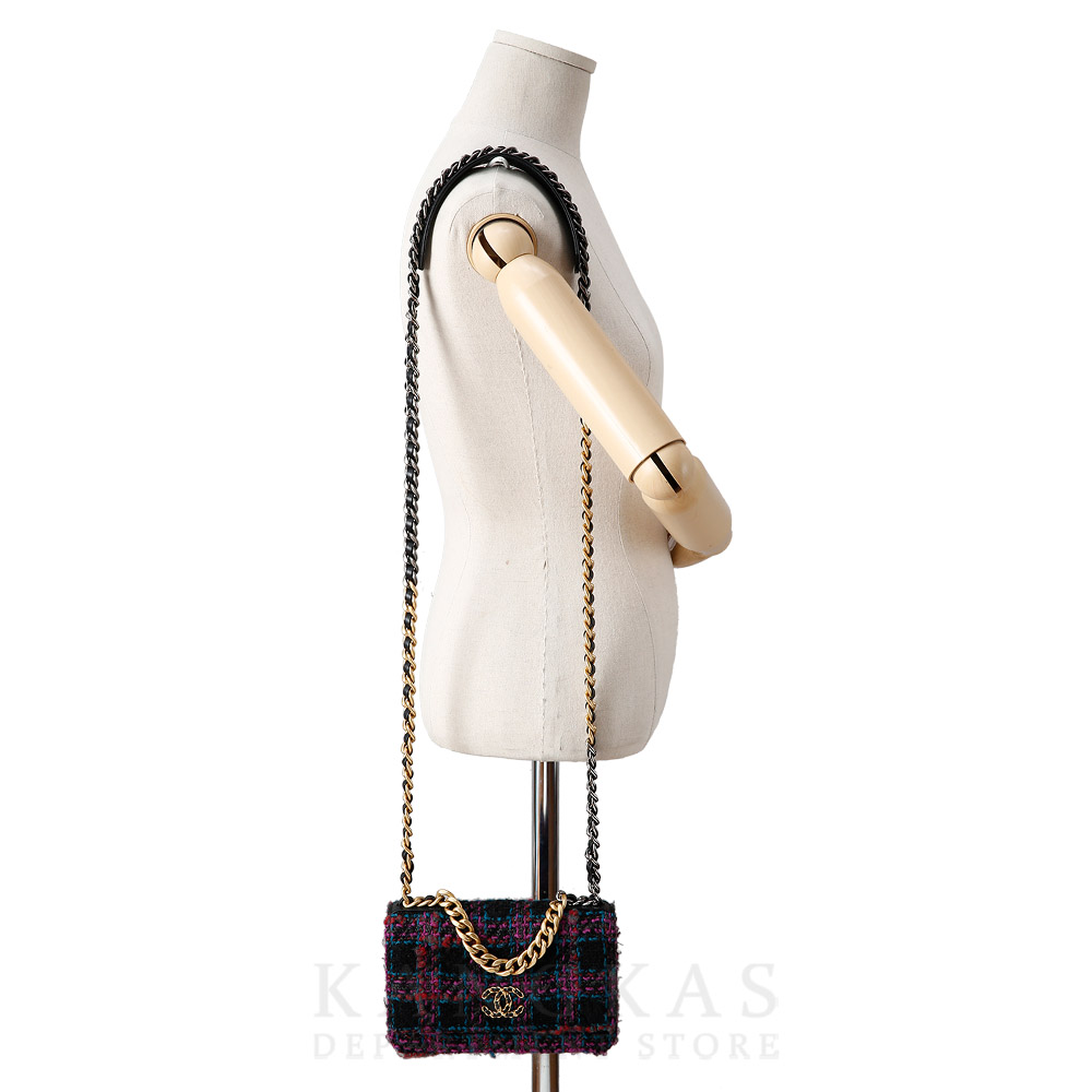 CHANEL(USED)샤넬 19 트위드 WOC