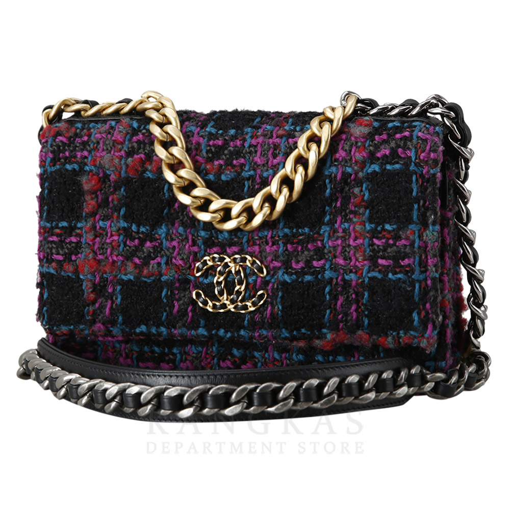CHANEL(USED)샤넬 19 트위드 WOC