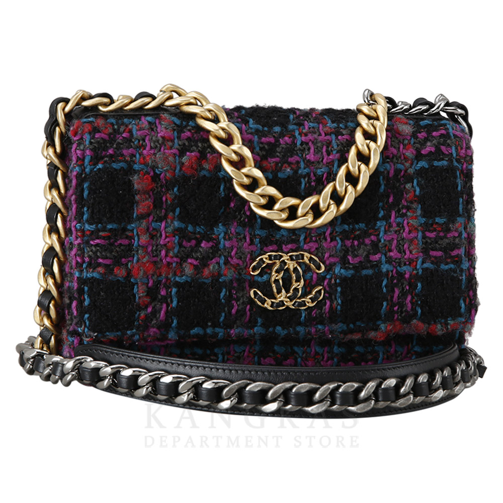 CHANEL(USED)샤넬 19 트위드 WOC