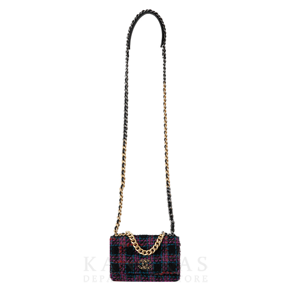 CHANEL(USED)샤넬 19 트위드 WOC