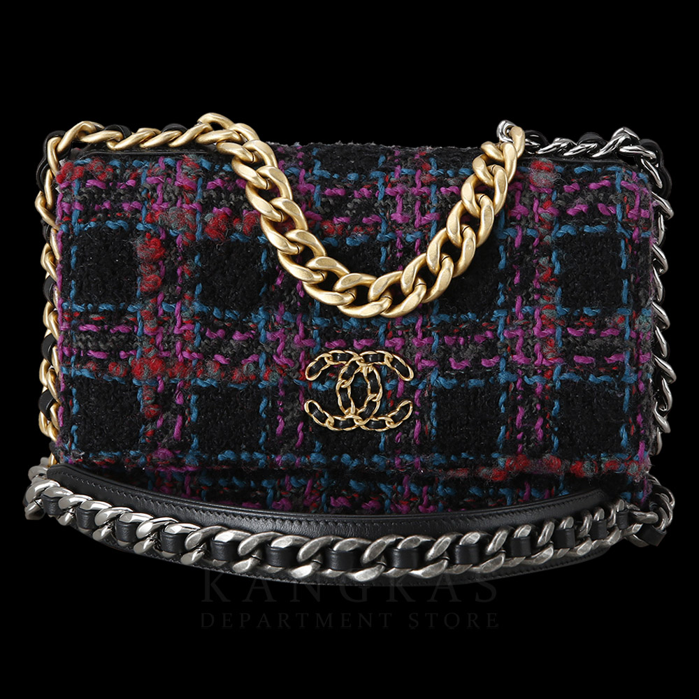 CHANEL(USED)샤넬 19 트위드 WOC