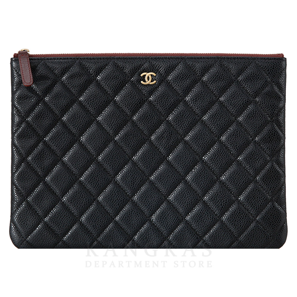 CHANEL(USED)샤넬 A82045 클래식 캐비어 클러치 미듐