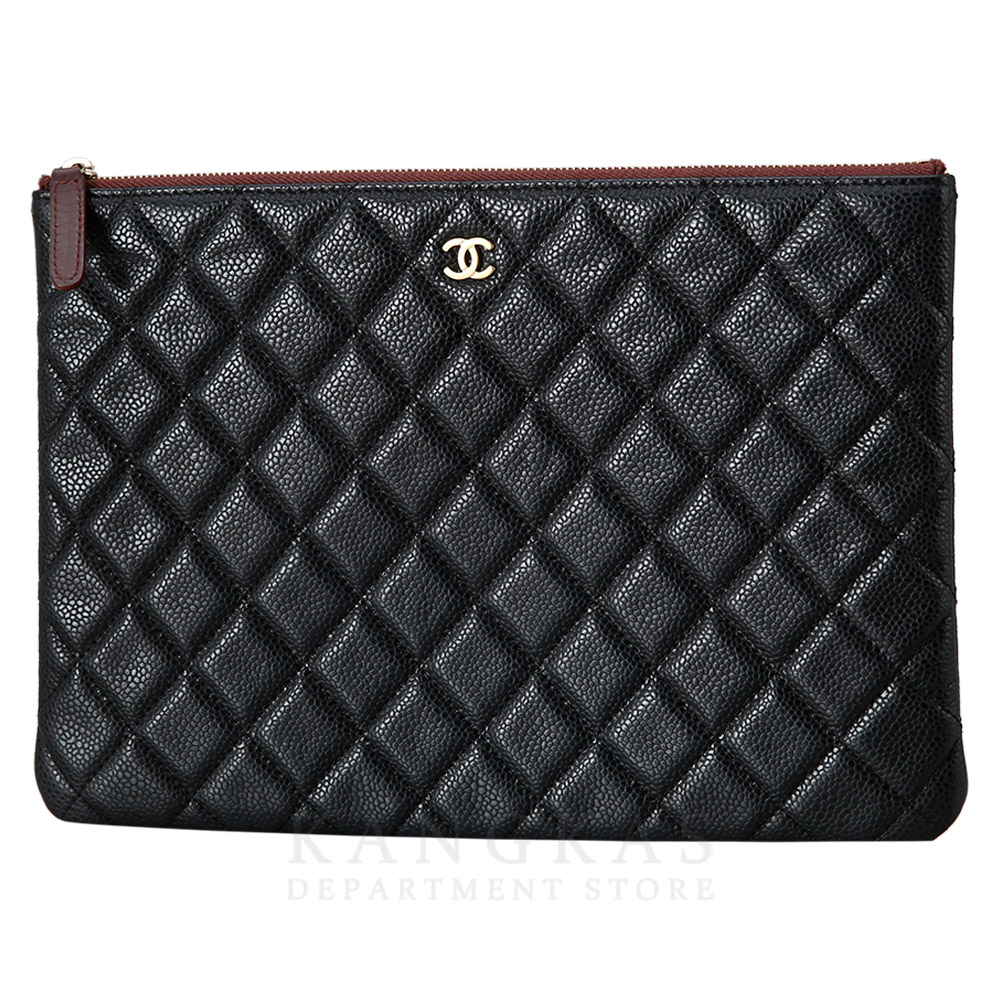 CHANEL(USED)샤넬 A82045 클래식 캐비어 클러치 미듐