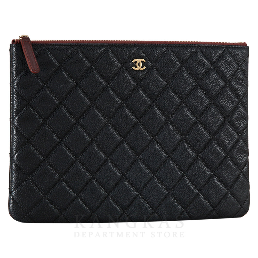 CHANEL(USED)샤넬 A82045 클래식 캐비어 클러치 미듐
