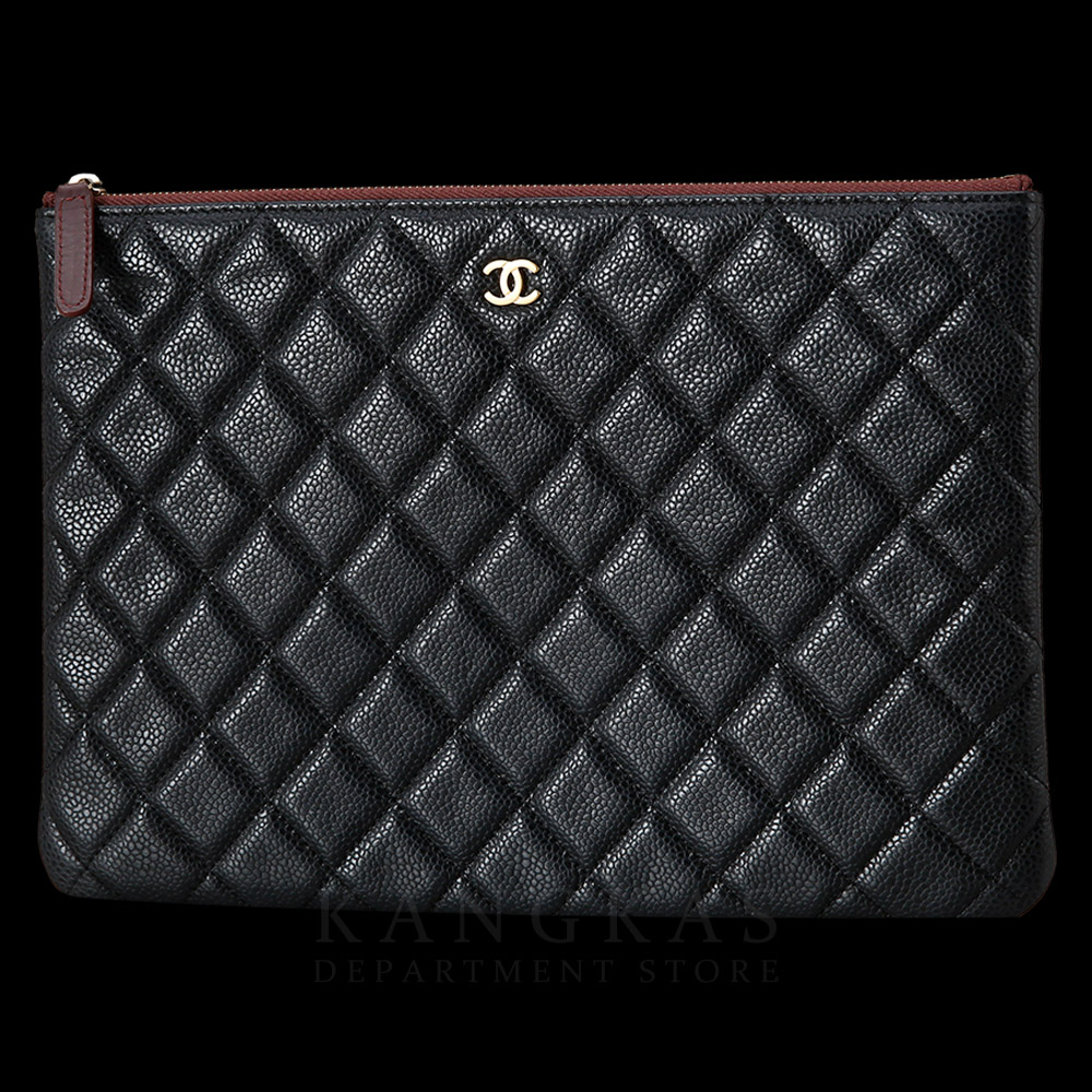 CHANEL(USED)샤넬 A82045 클래식 캐비어 클러치 미듐