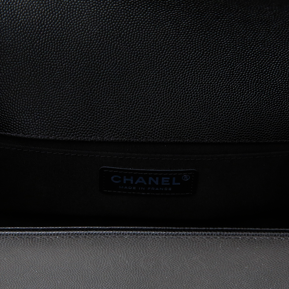 CHANEL(USED)샤넬 보이샤넬 캐비어 미듐 블랙